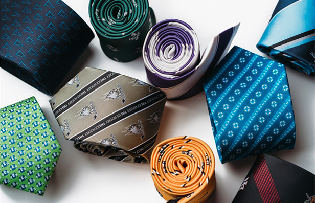 Colorful neck ties