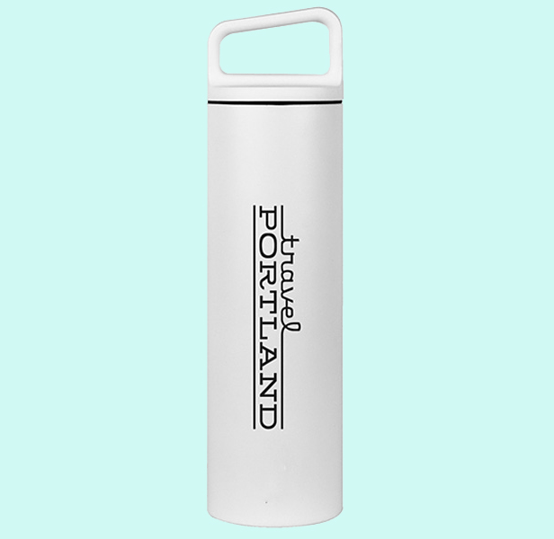 white tumbler