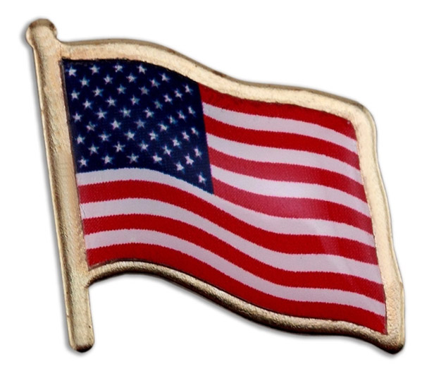 flag pin